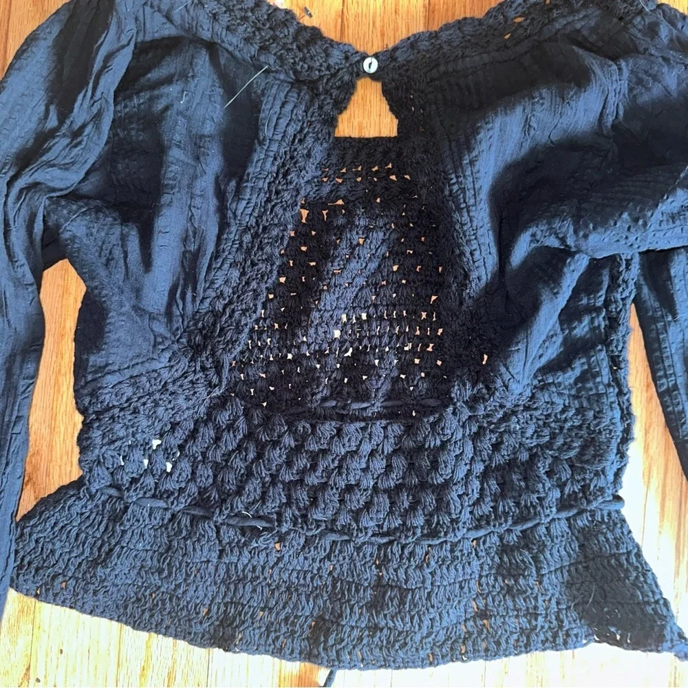 NWT Meghan crochet top from free people